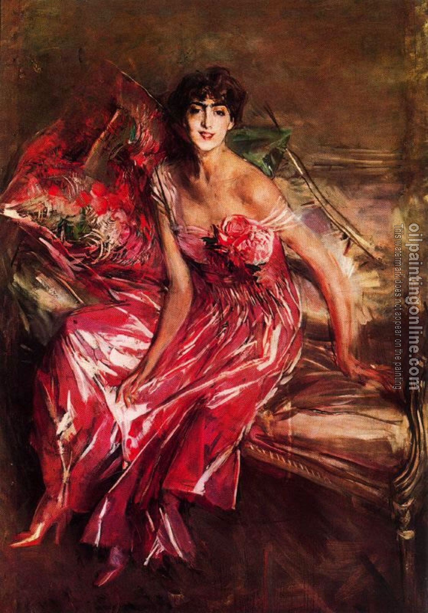 Giovanni Boldini - Lady in Red